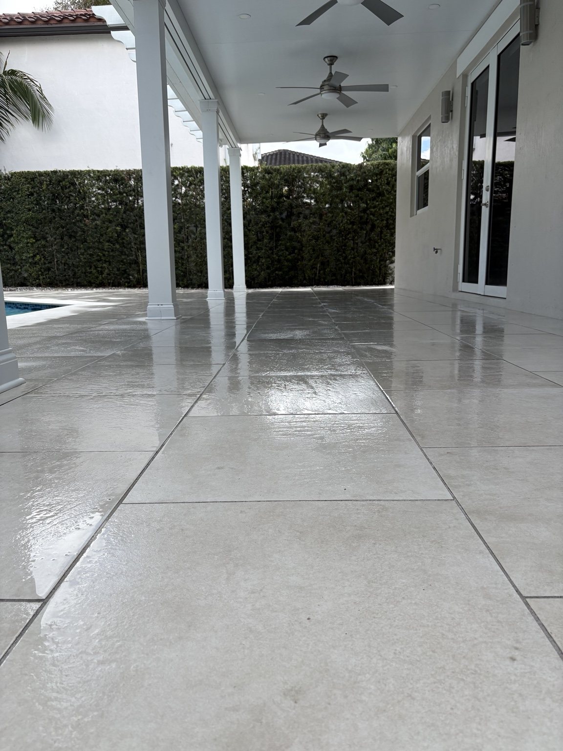 Pavers, travertine & pool deck work