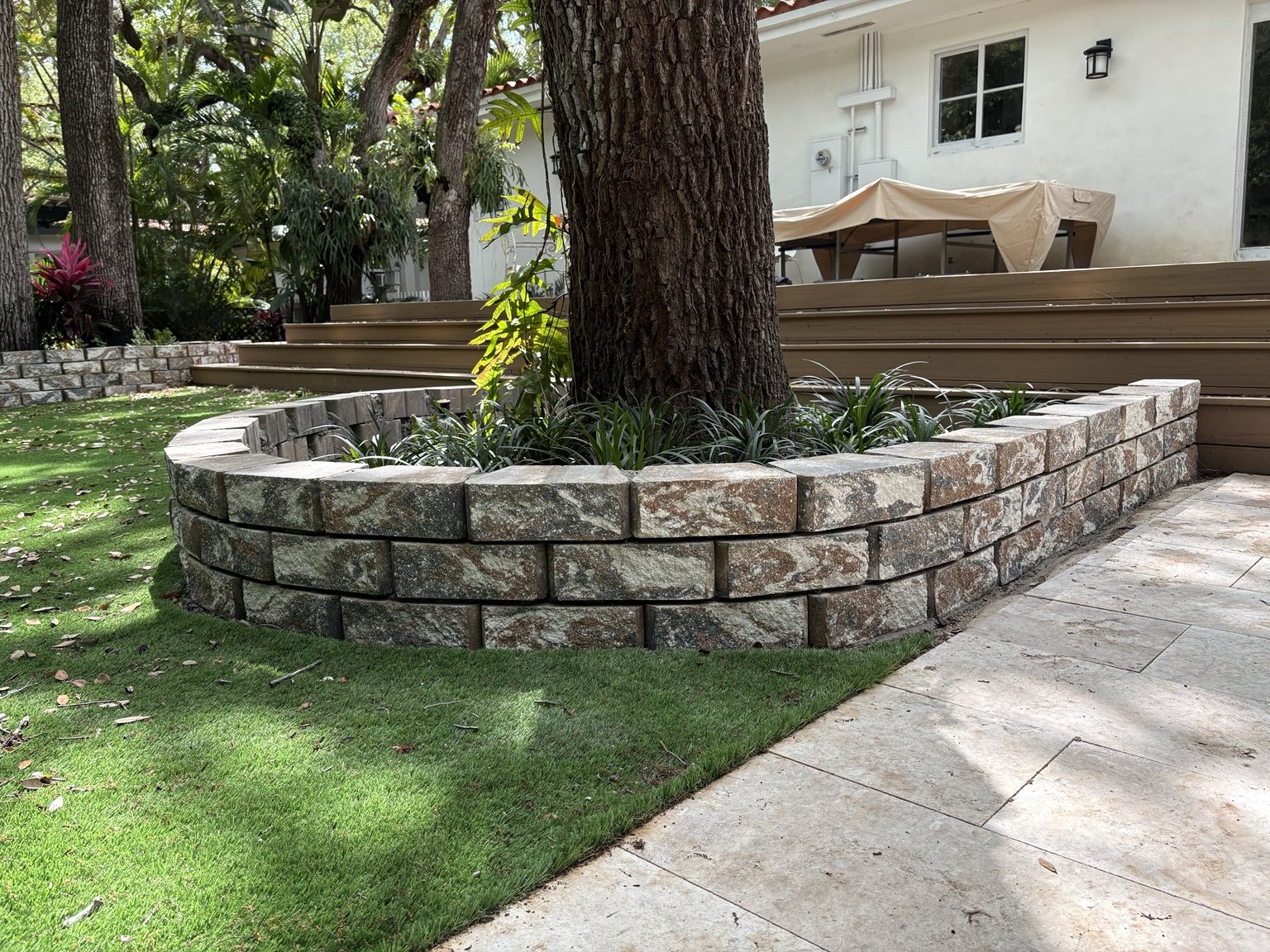 Fence, stone & hardscape details